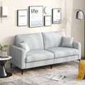 NNECW  2-seat Modern Home Sofa Couch with Armrest & Pillows for Living Room