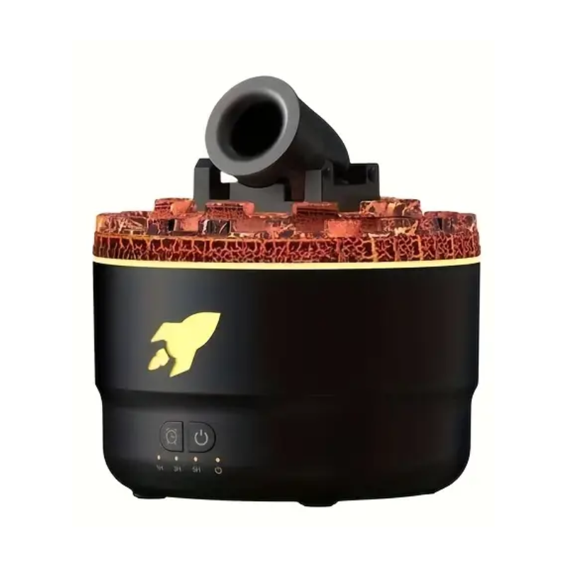 USB-Luftbefeuchter mit Wassersprühring und Nachtlicht